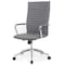 Officesource Ridge Collection Executive High Back Task Chair w/Chrome Frame and Ribbed Back 05RG2QHAVGR - alternate 7
